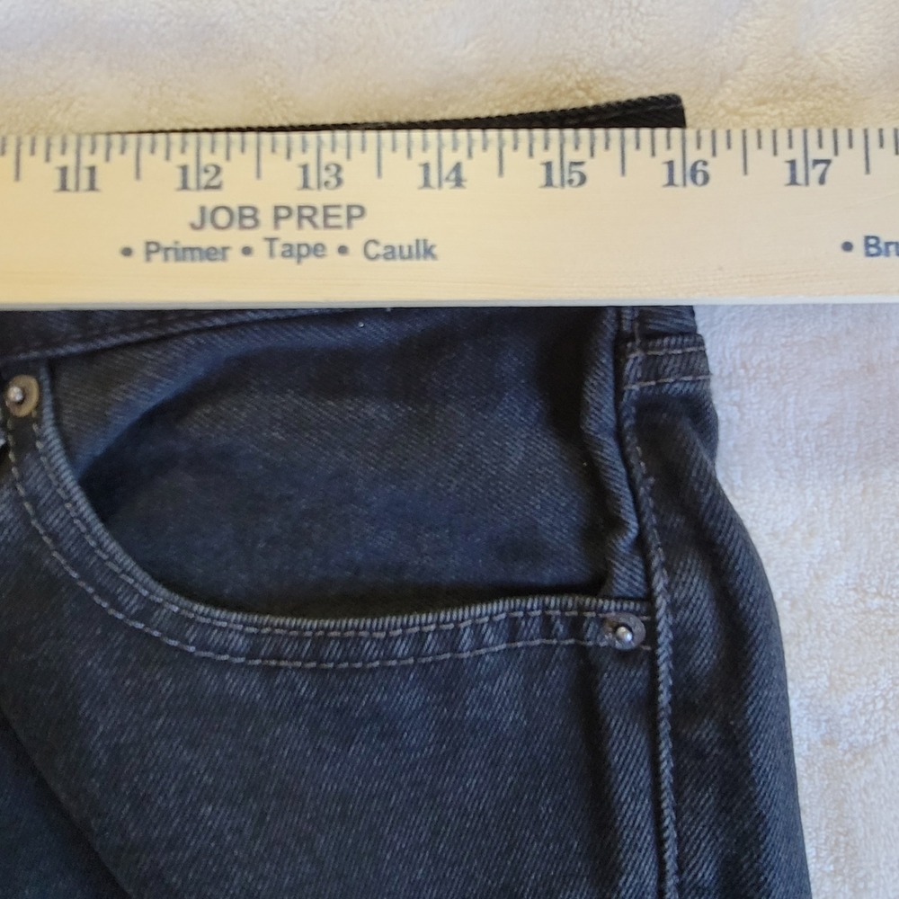 Classic Levi's 505 Regular Fit Jeans Mens 32x30 Black Straight Leg Denim - Picture 6 of 14